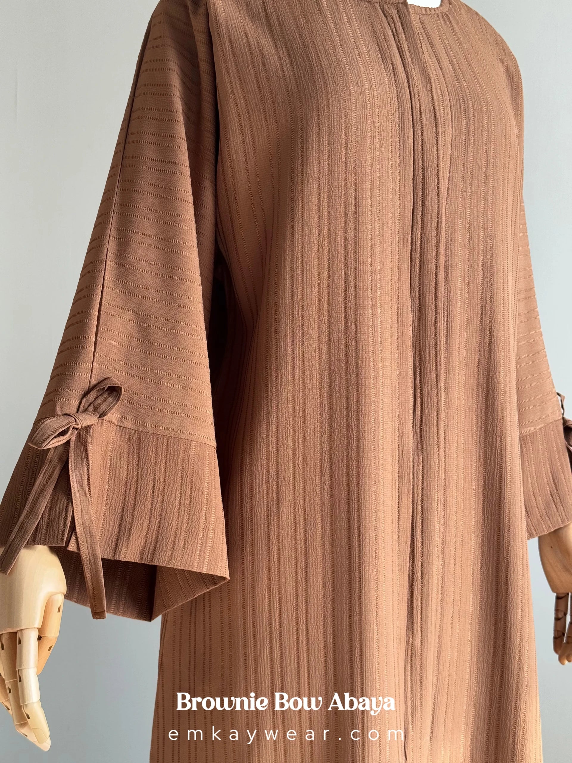 Brownie Bow Abaya for women