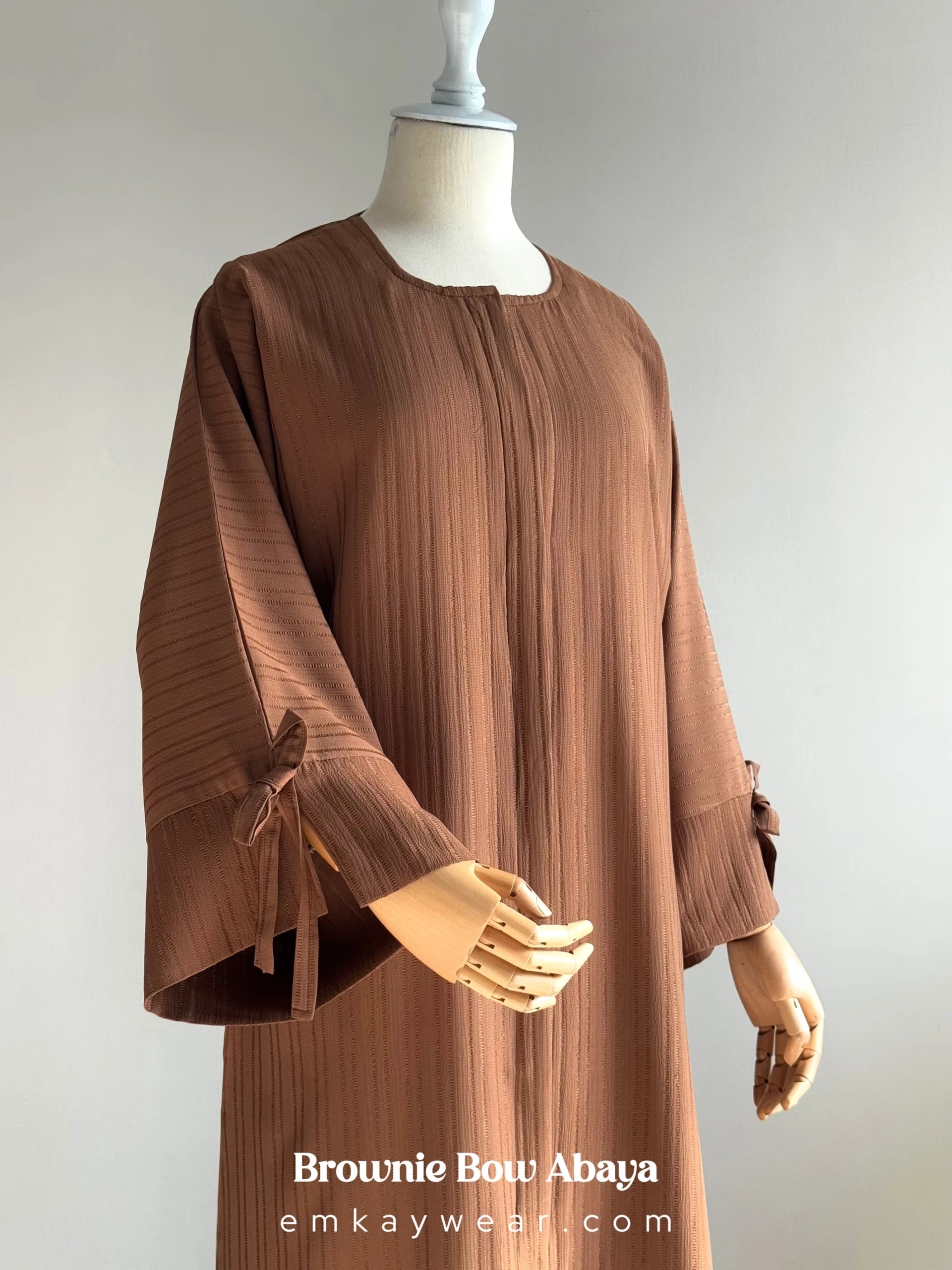 Brownie Bow Abaya for women