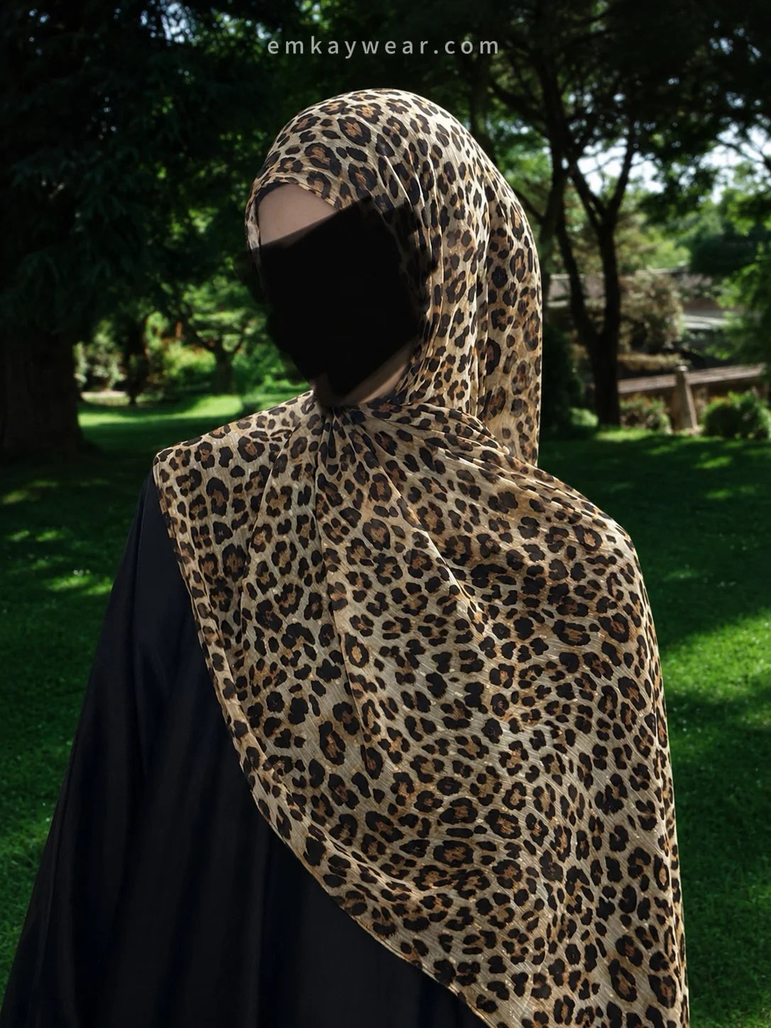 Leopard Print Hijab for women