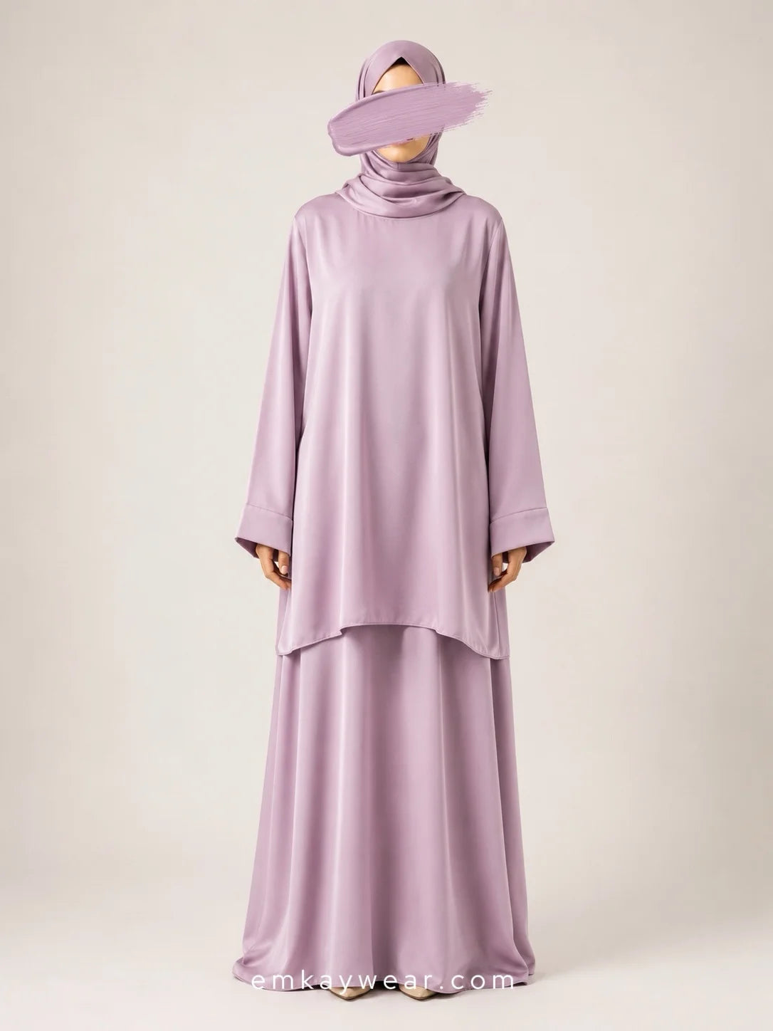 The Ease Edit Two Piece Abaya modest outfit