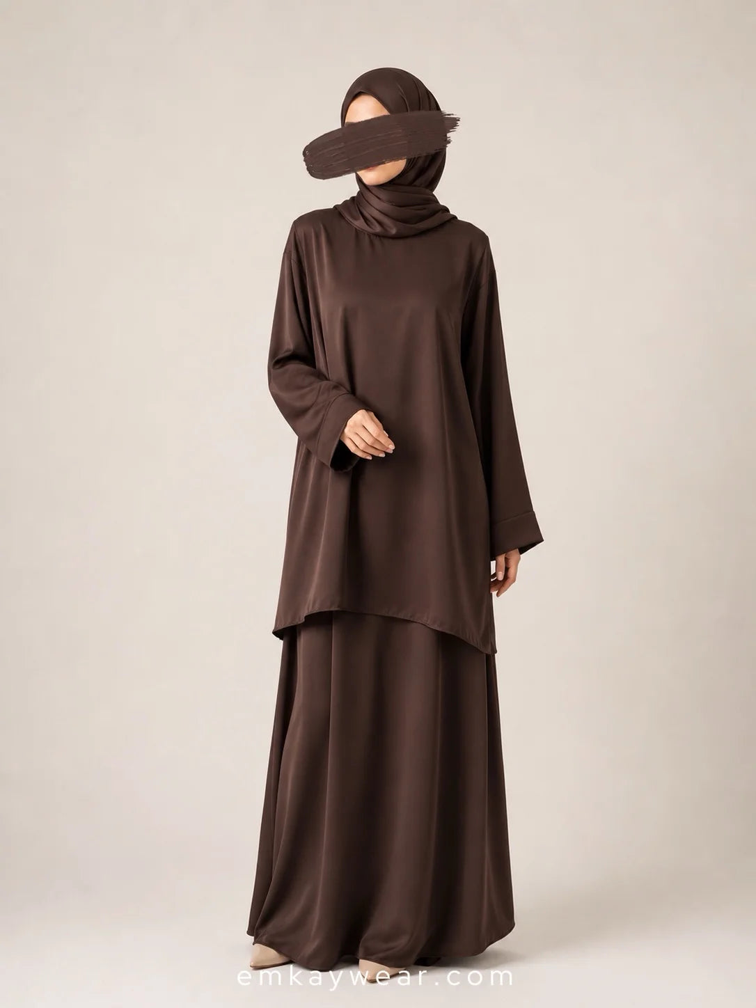 The Ease Edit Two Piece Abaya modest outfit