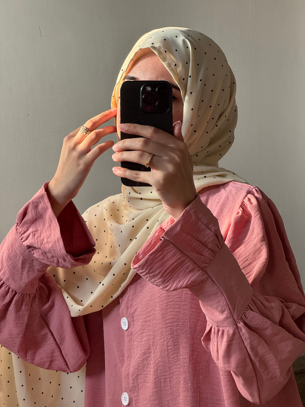 Pink luna Abaya