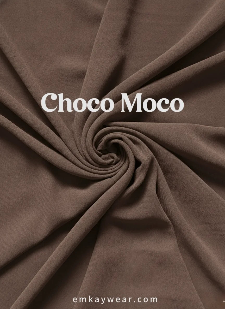 Butter Georgette Hijab elegant modest wear
