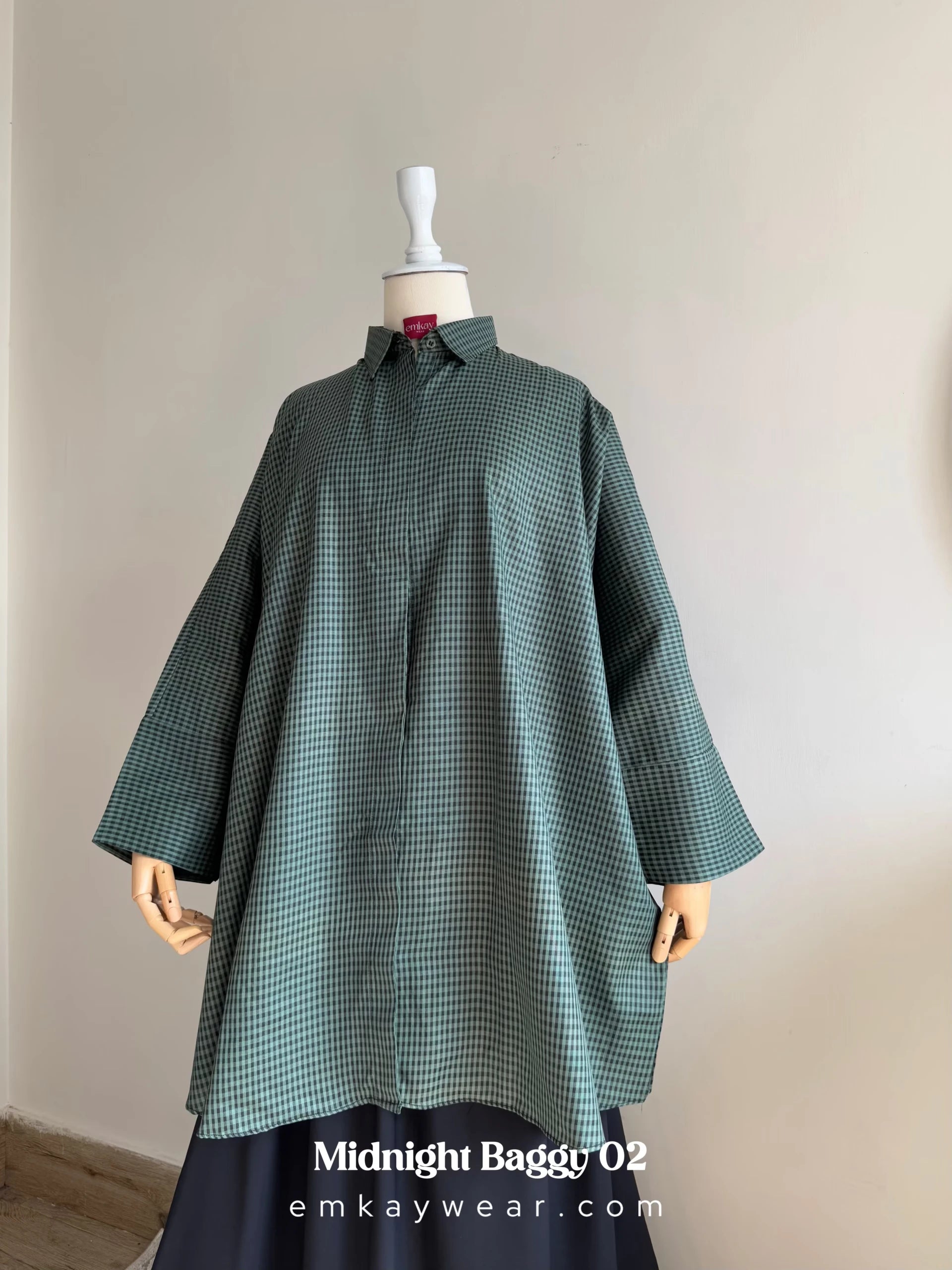 Midnight Baggy Shirt relaxed fit