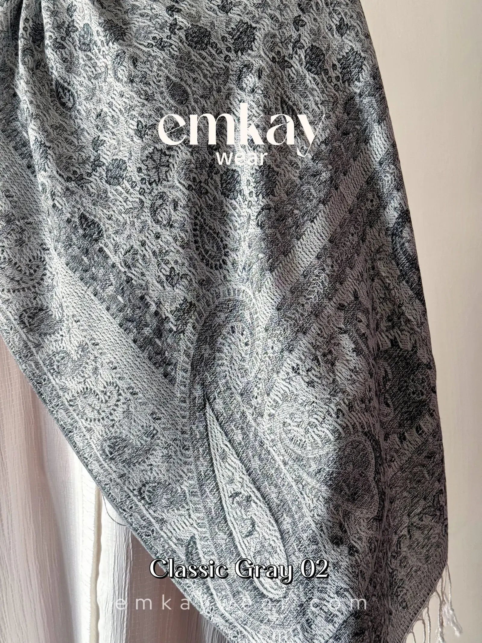 Pashmina 1.11 Classic Gray elegant pashmina