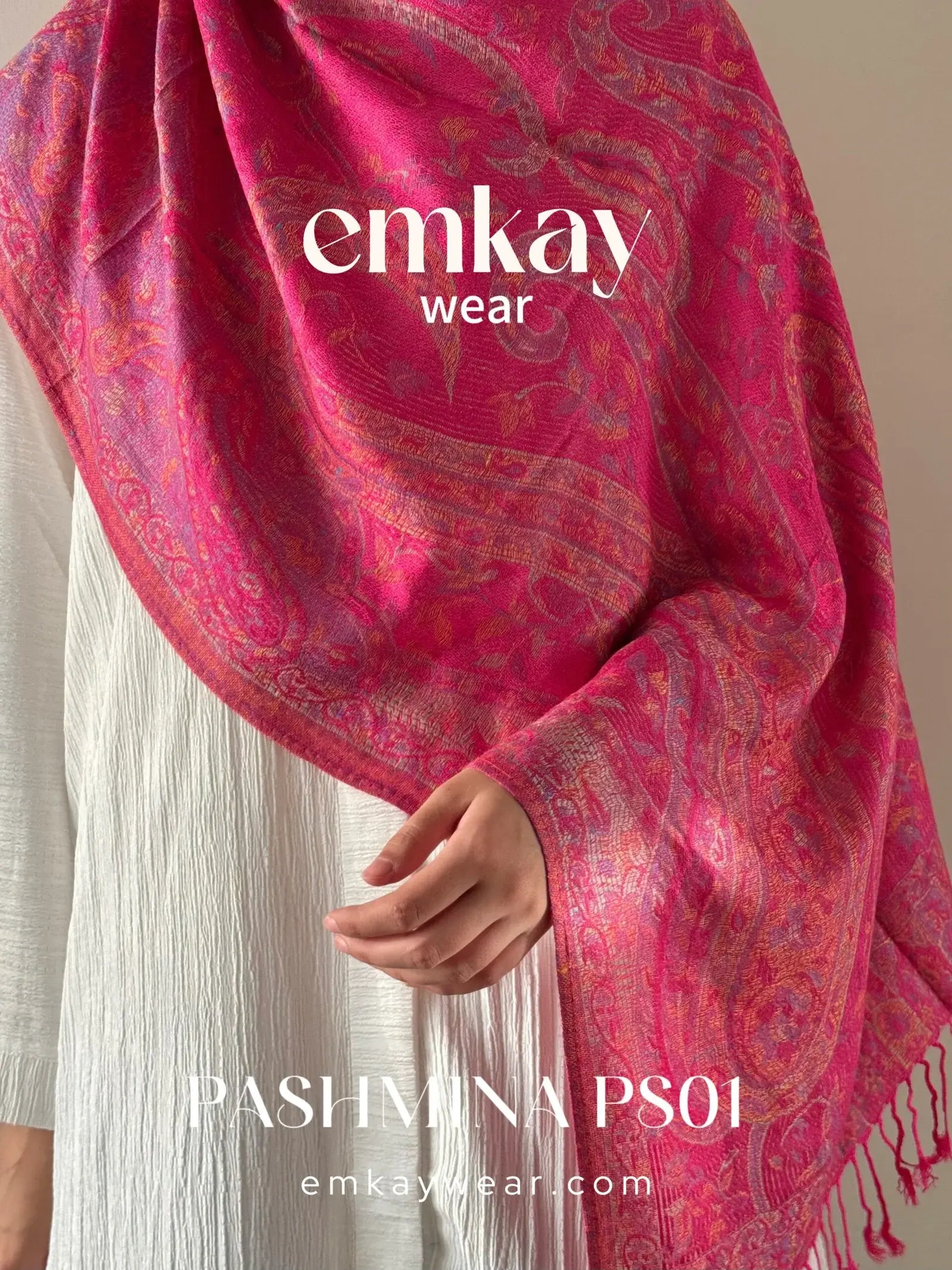 Pashmina 03 Pink elegant pashmina
