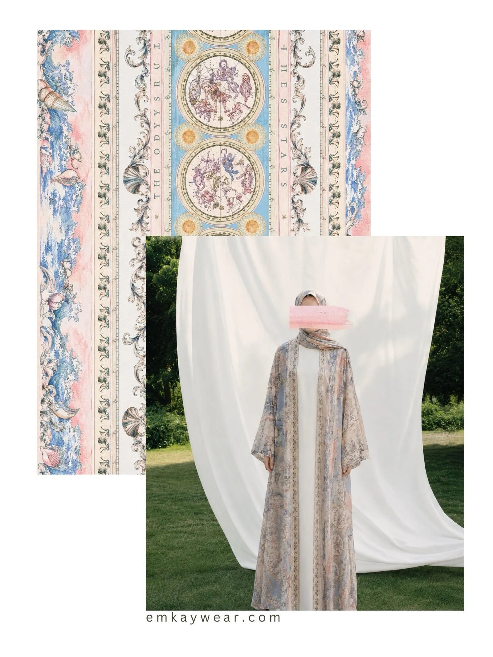 Paradise Kimono Abaya with Hijab