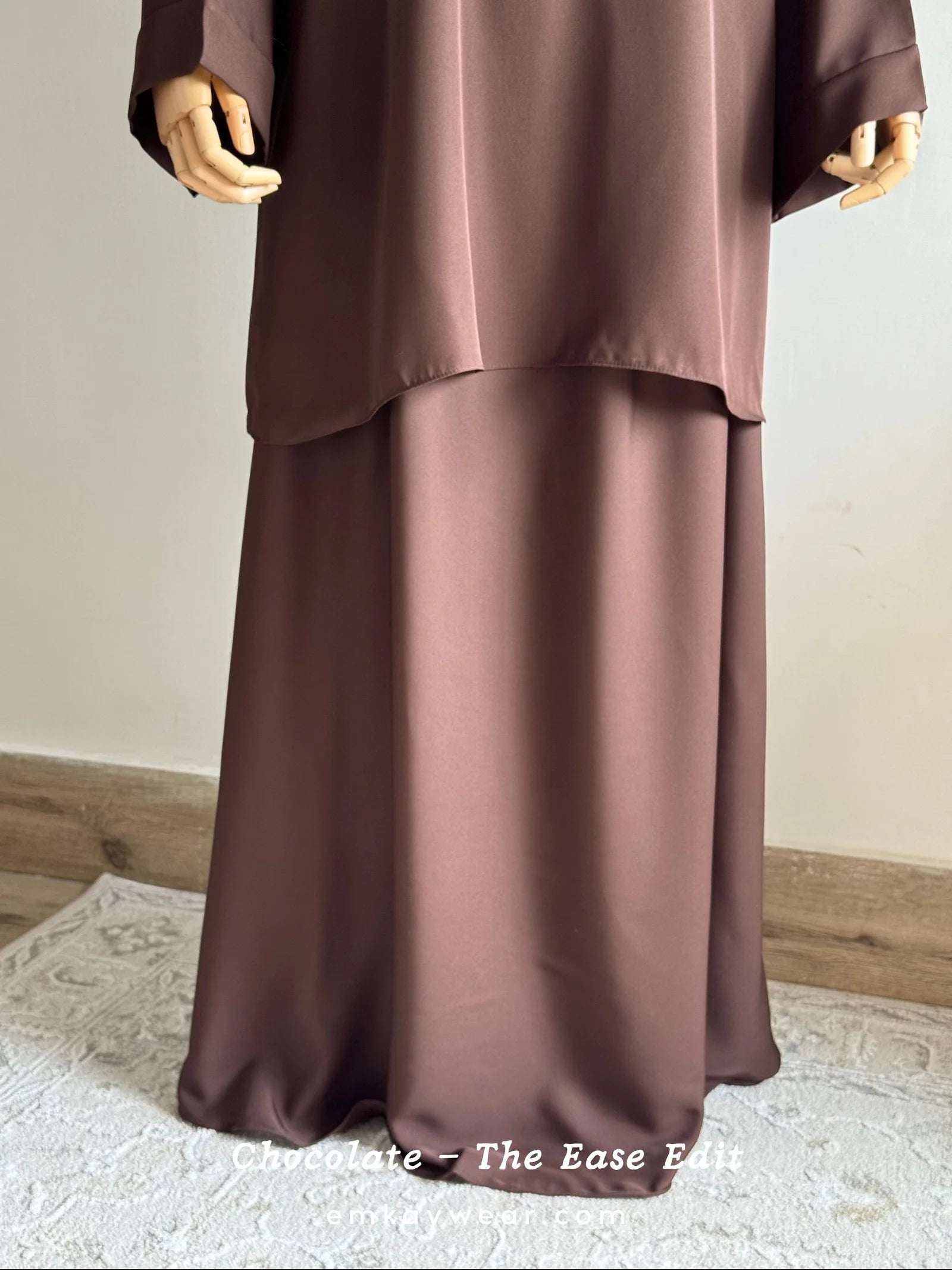 The Ease Edit - Two Piece Abaya Set-TEE