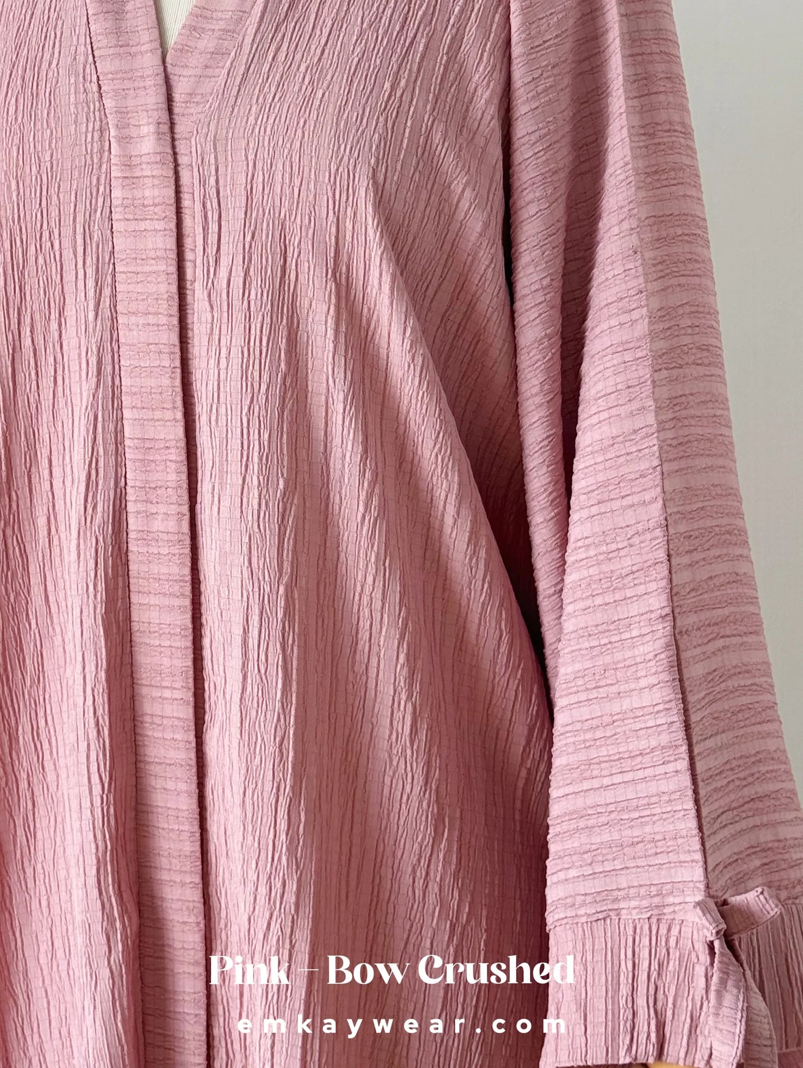 Crushed Bow Abaya