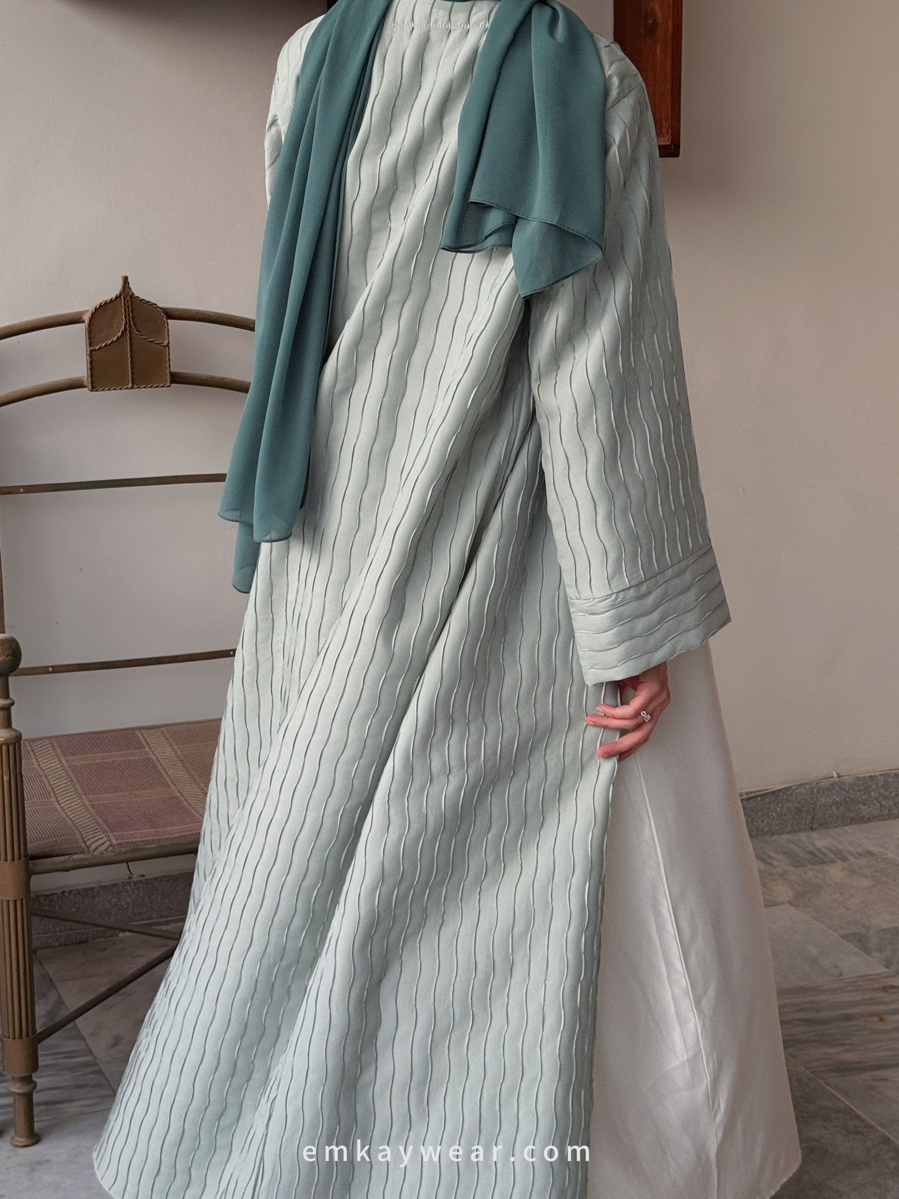 Sage- Overcoat Kimono Abaya-SOK