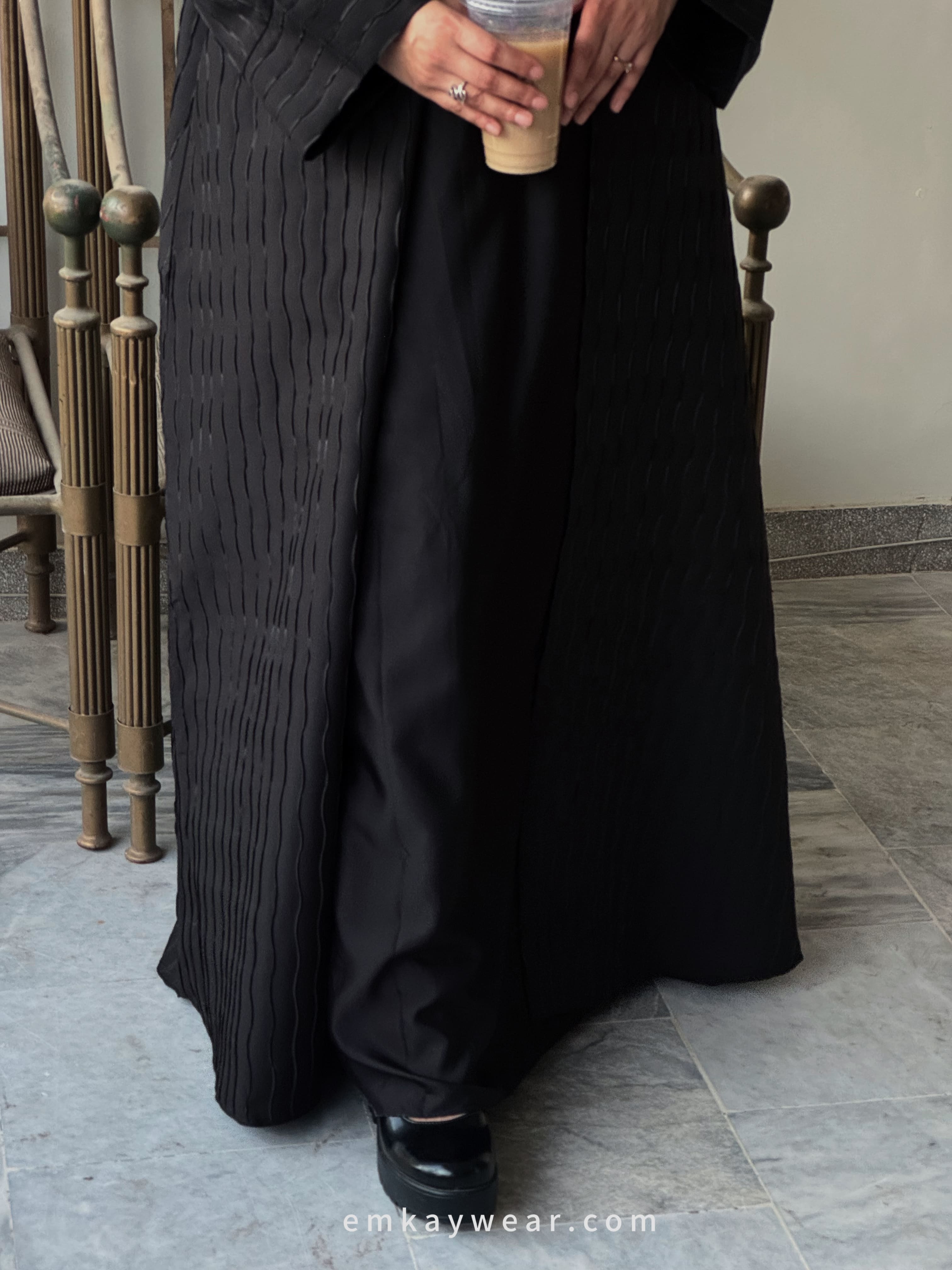 Midnight Overcoat Kimono Abaya-MOK