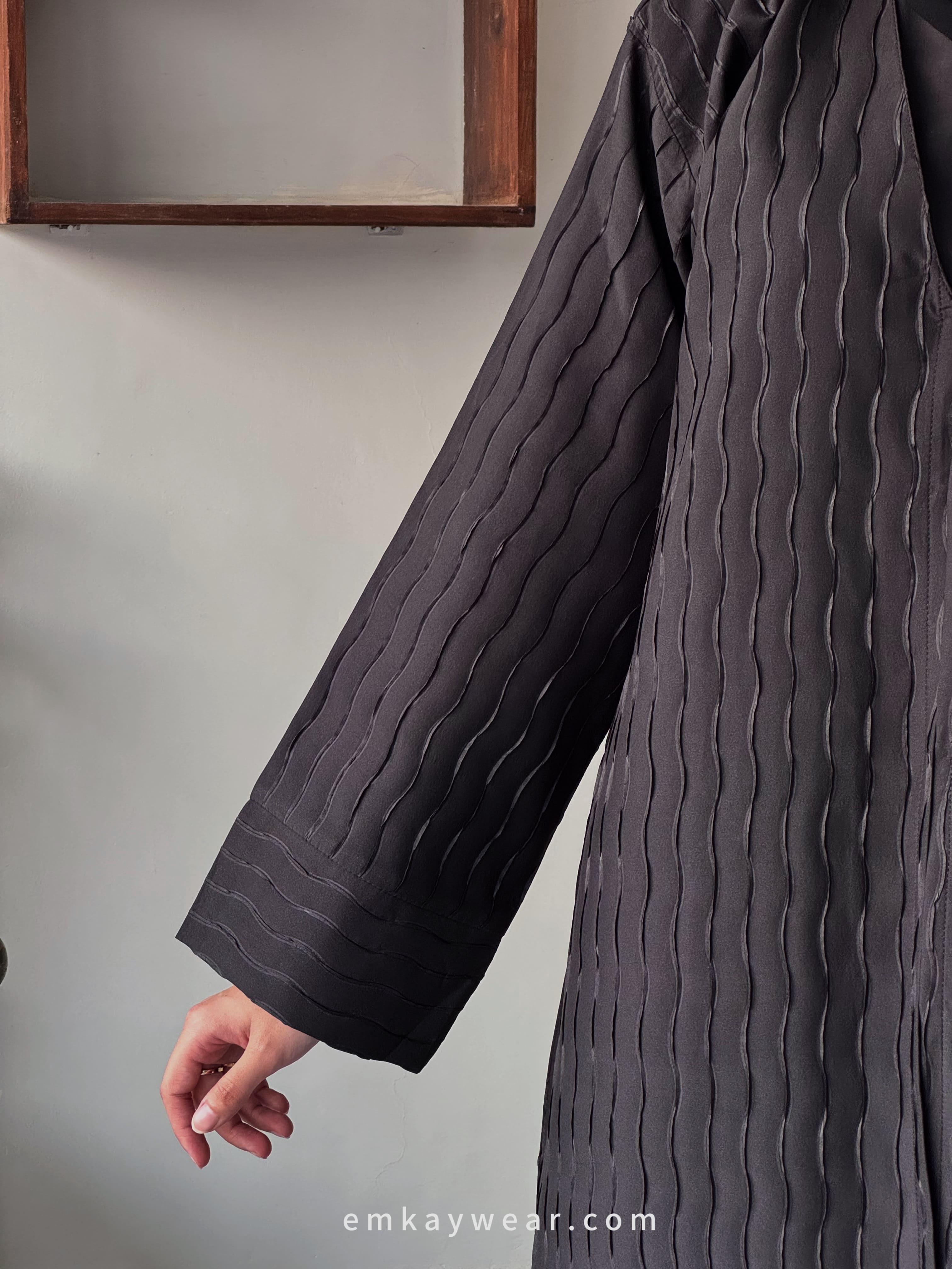 Midnight Overcoat Kimono Abaya-MOK