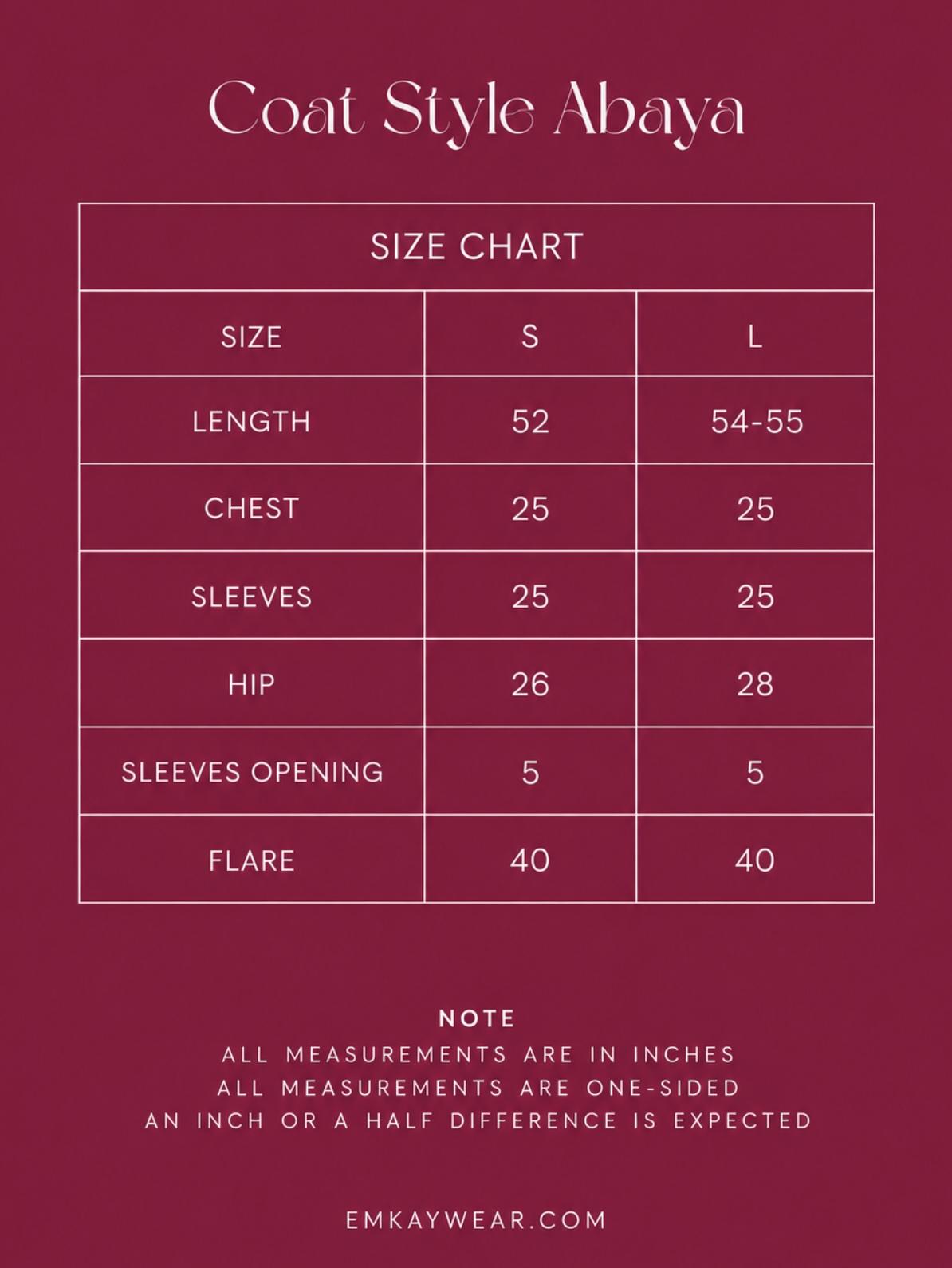 Coat Style Abaya- Two Toned-CSA-2T