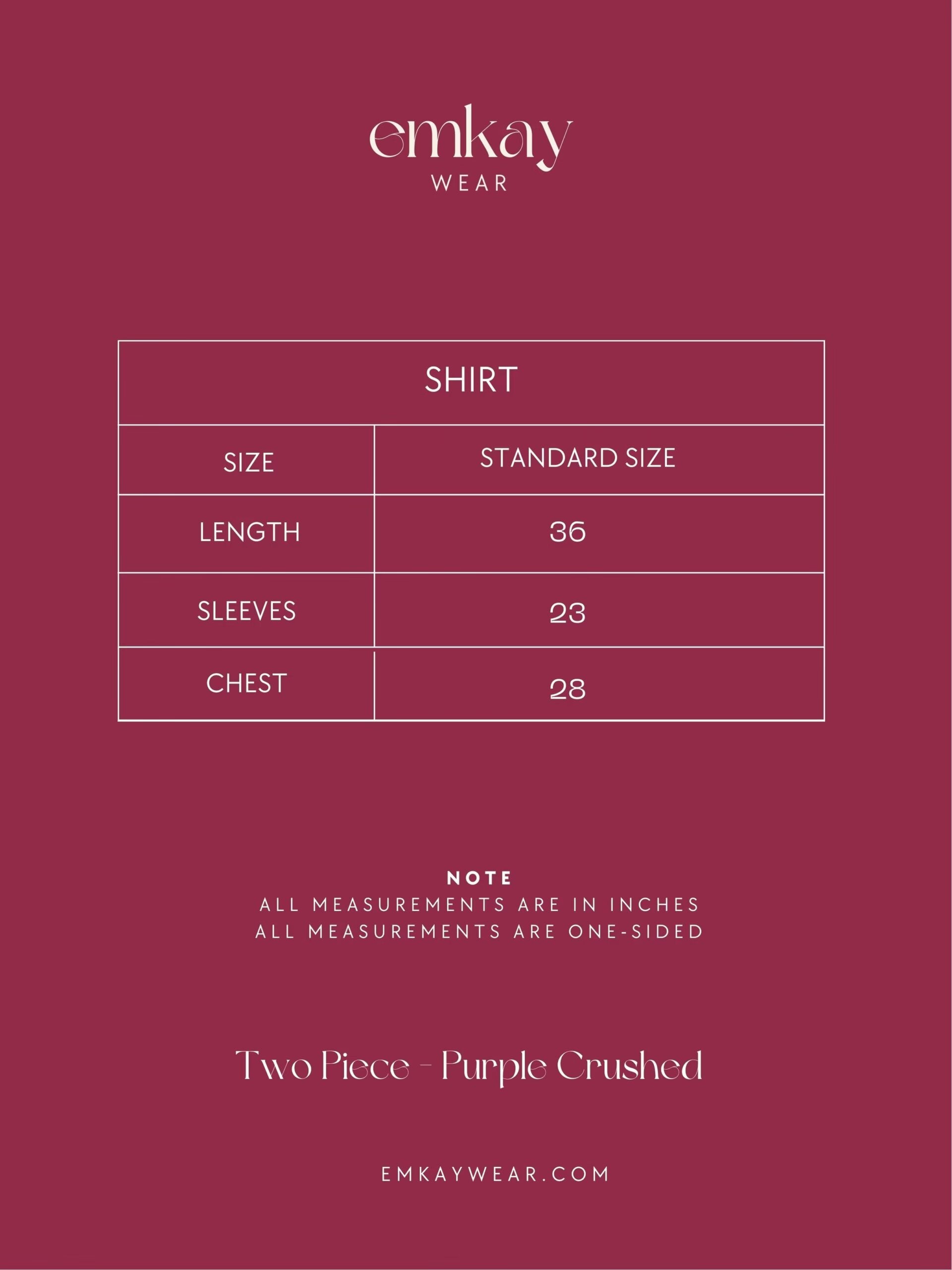 Two Piece Set - Crushed-TPS