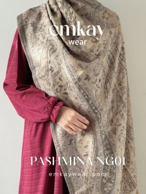 Pashmina 02 -Neutral Brown