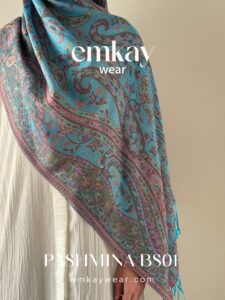 Pashmina 07 -Sky Blue