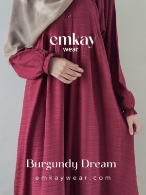 Burgundy Dream Abaya