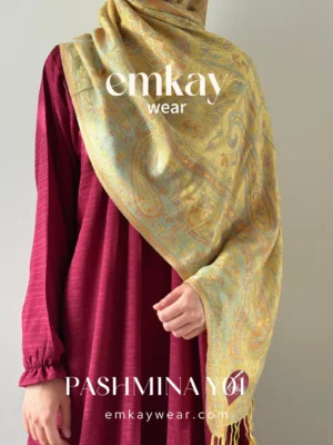 Pashmina 06 -Yellow-PSH