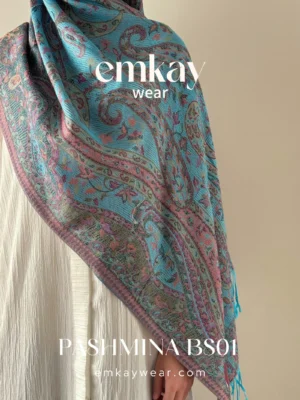 Pashmina 07 -Sky Blue-PSH