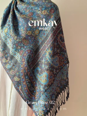 Pashmina 1.10 - Gray Blue 02-PSH