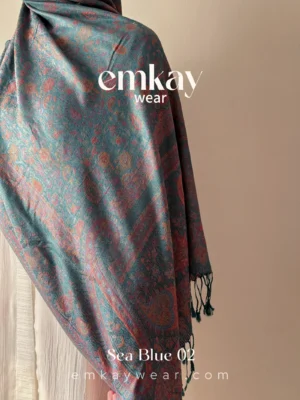Pashmina 1.9 - Sea Blue 02-PSH