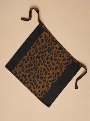 Leopard Print Half Niqab-LHNQ