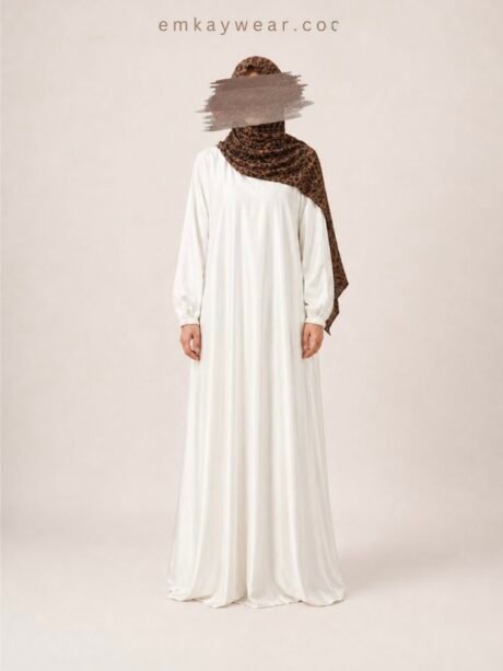 White Inner Abaya