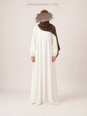White Inner Abaya-INR