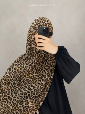 Leopard Print Hijab LHIJ